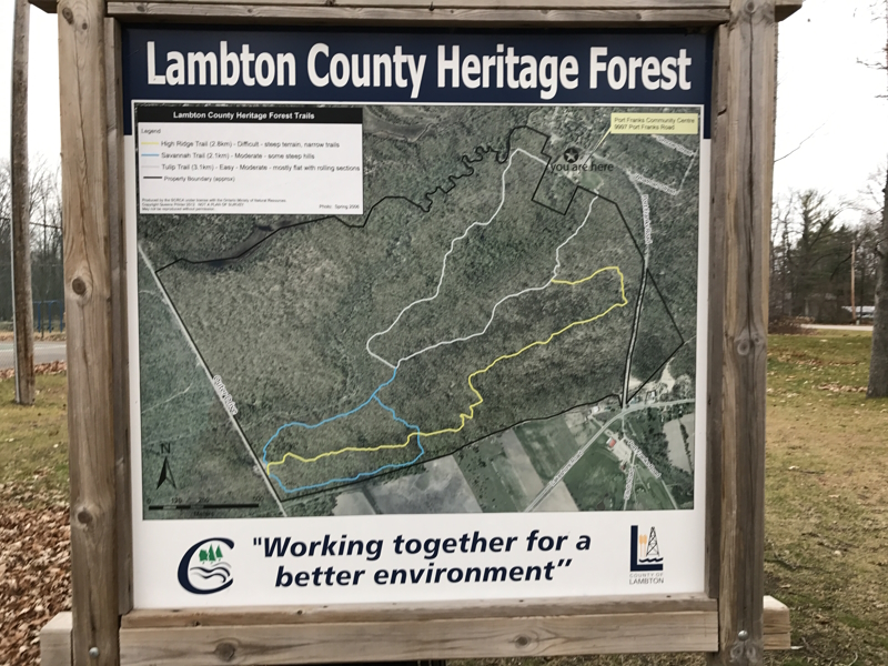 LAMBTON COUNTY HERITAGE FOREST TRAILS
